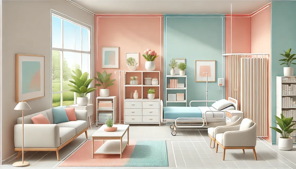 介護ベッド選びに悩む家族のイメージ写真